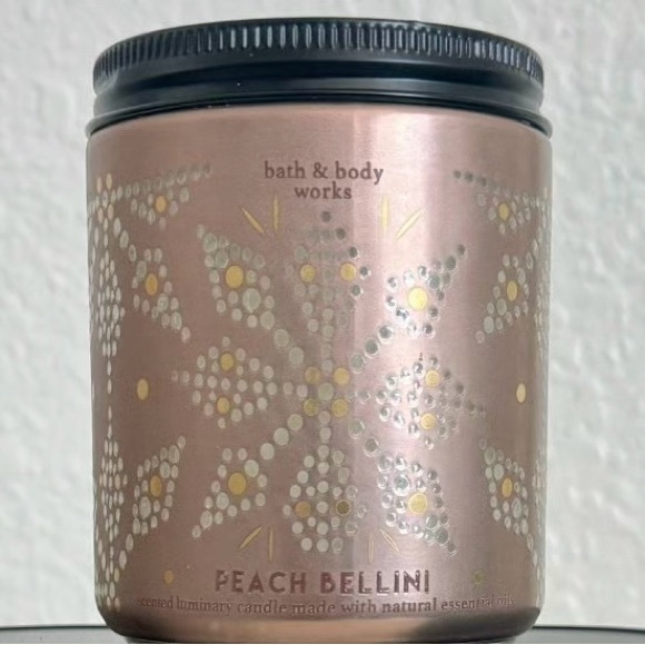 Bath & Body Works Other - NEW Peach bellini bath and body works single wick candle, smells amazing